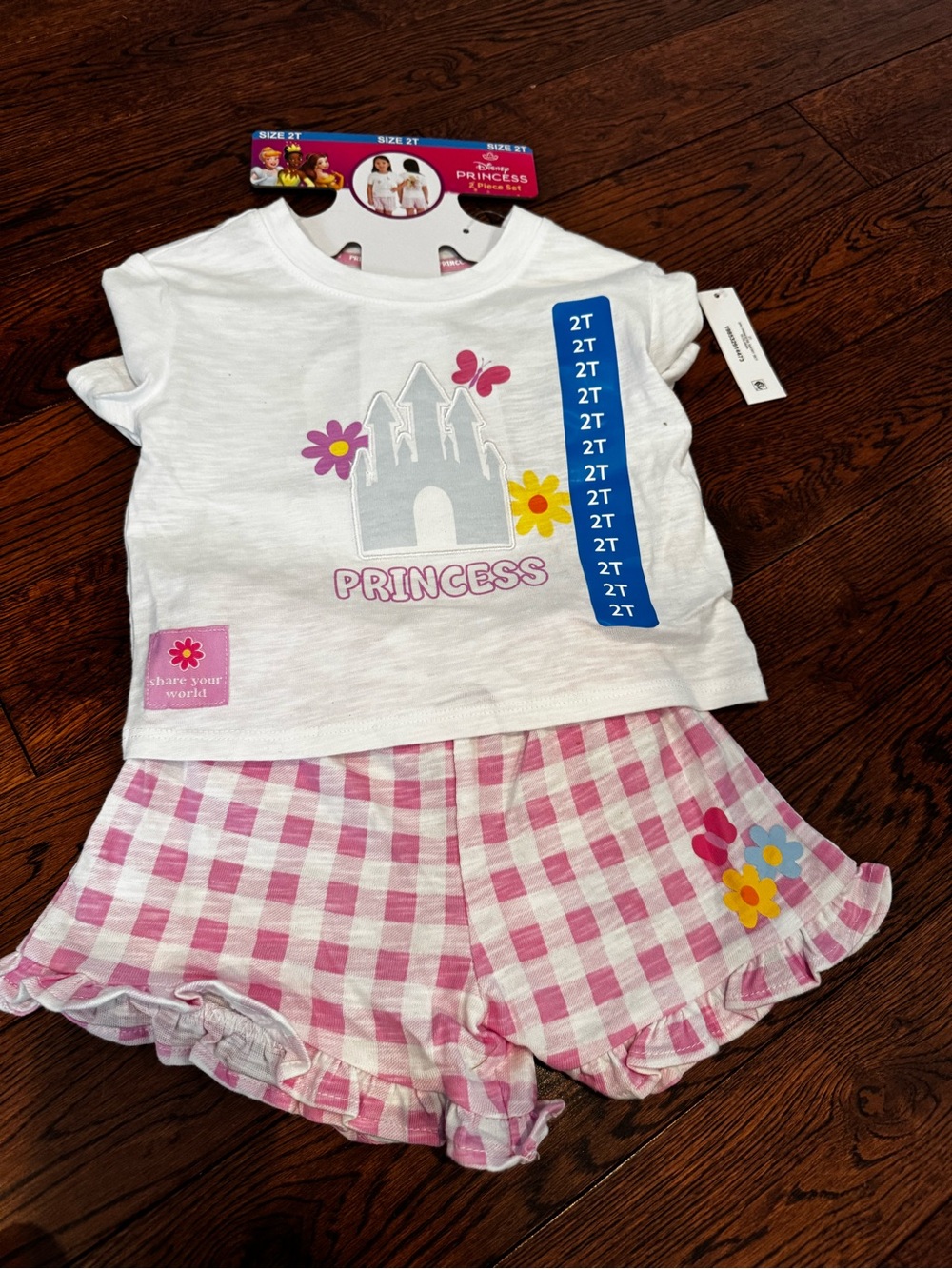 White & Pink 'Disney Princess' Set - 2T